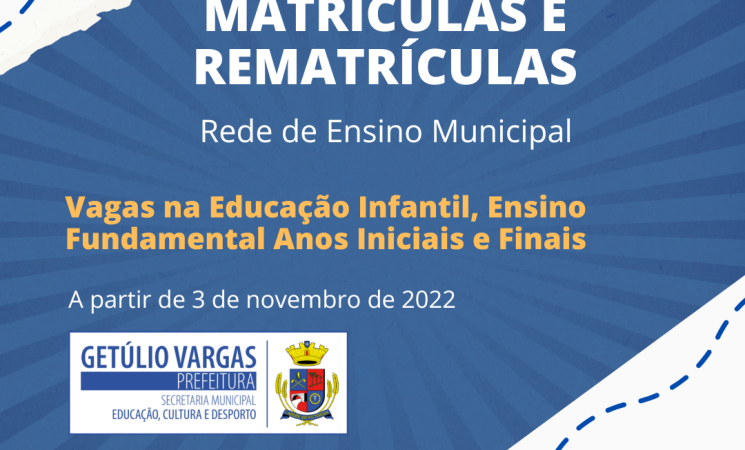 Comunicado sobre efetivação de matrícula - Prefeitura Municipal de