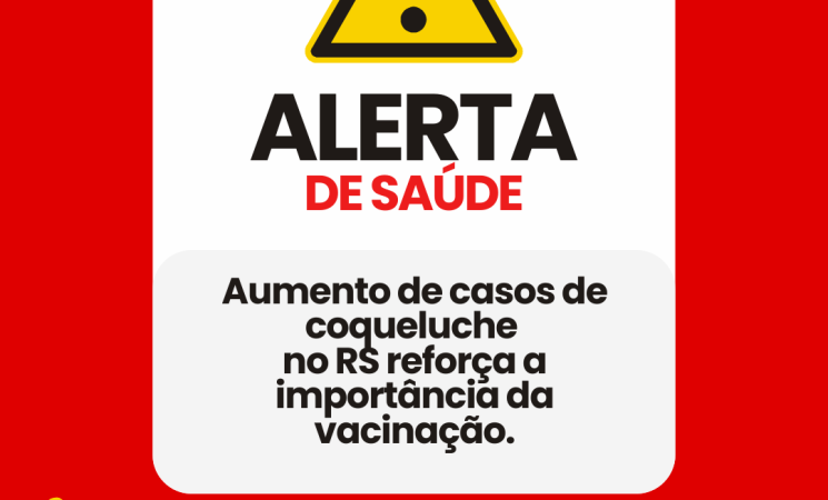 Alerta de saúde: aumento de casos de coqueluche no RS reforça a importância da vacinação