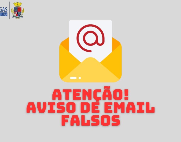 AVISO DE E-MAILS FALSOS