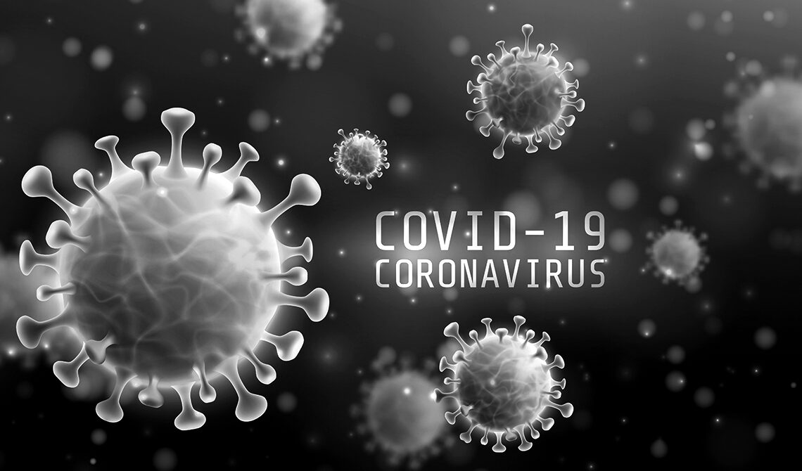 Vector of Coronavirus 2019-nCoV and Virus background with diseas