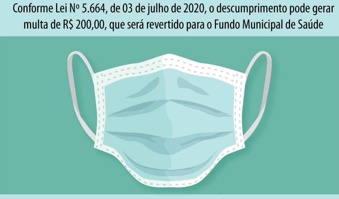 Multa para quem não usa máscara -