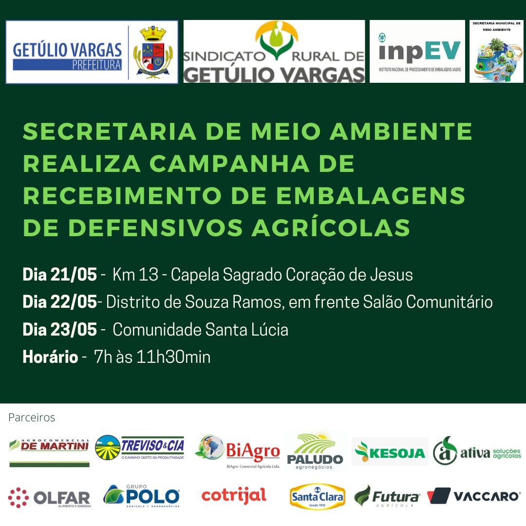 Campanha de Recebimento de Embalagens