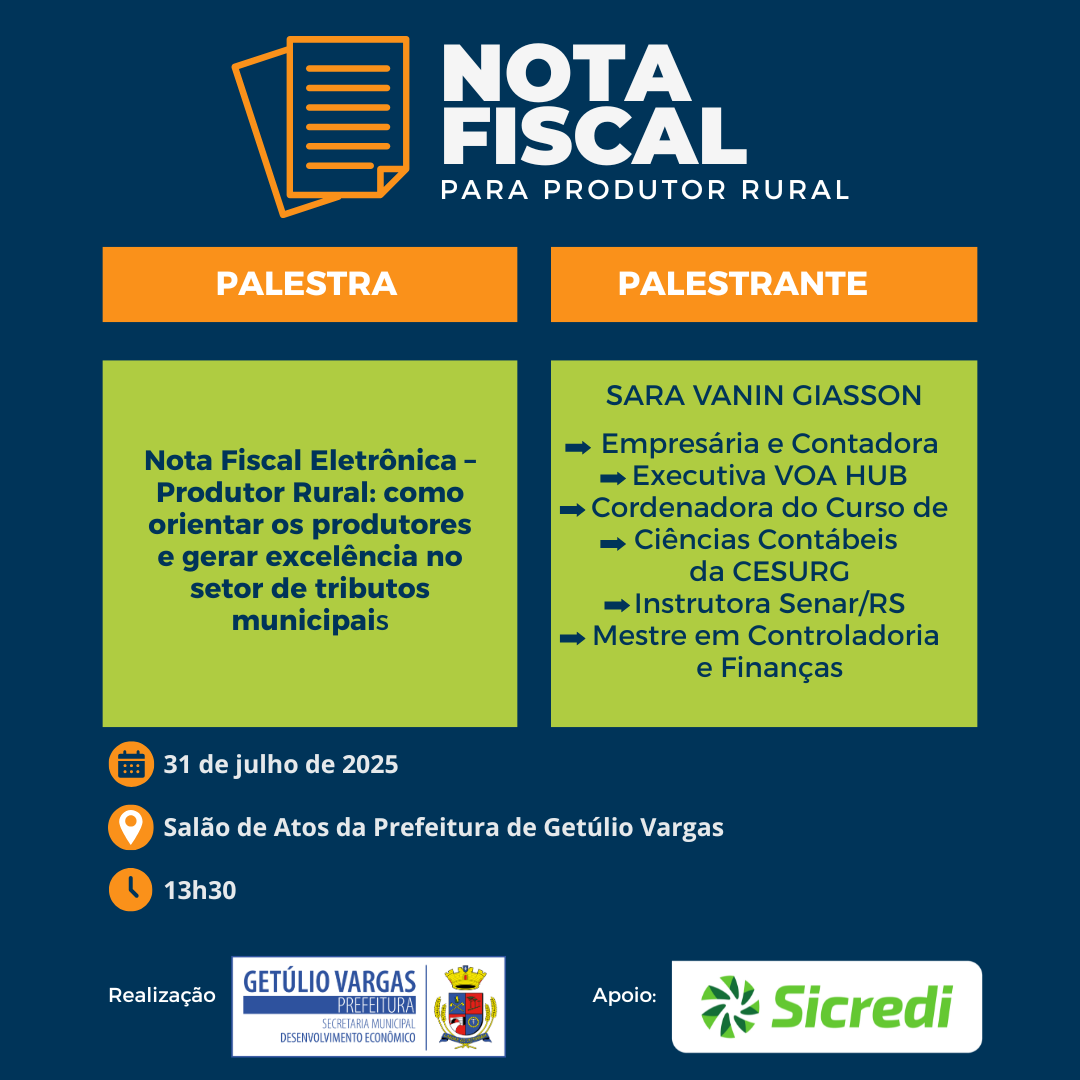 Tipos de Nota Fiscal - Contabilidade - Post Feed para Instagram