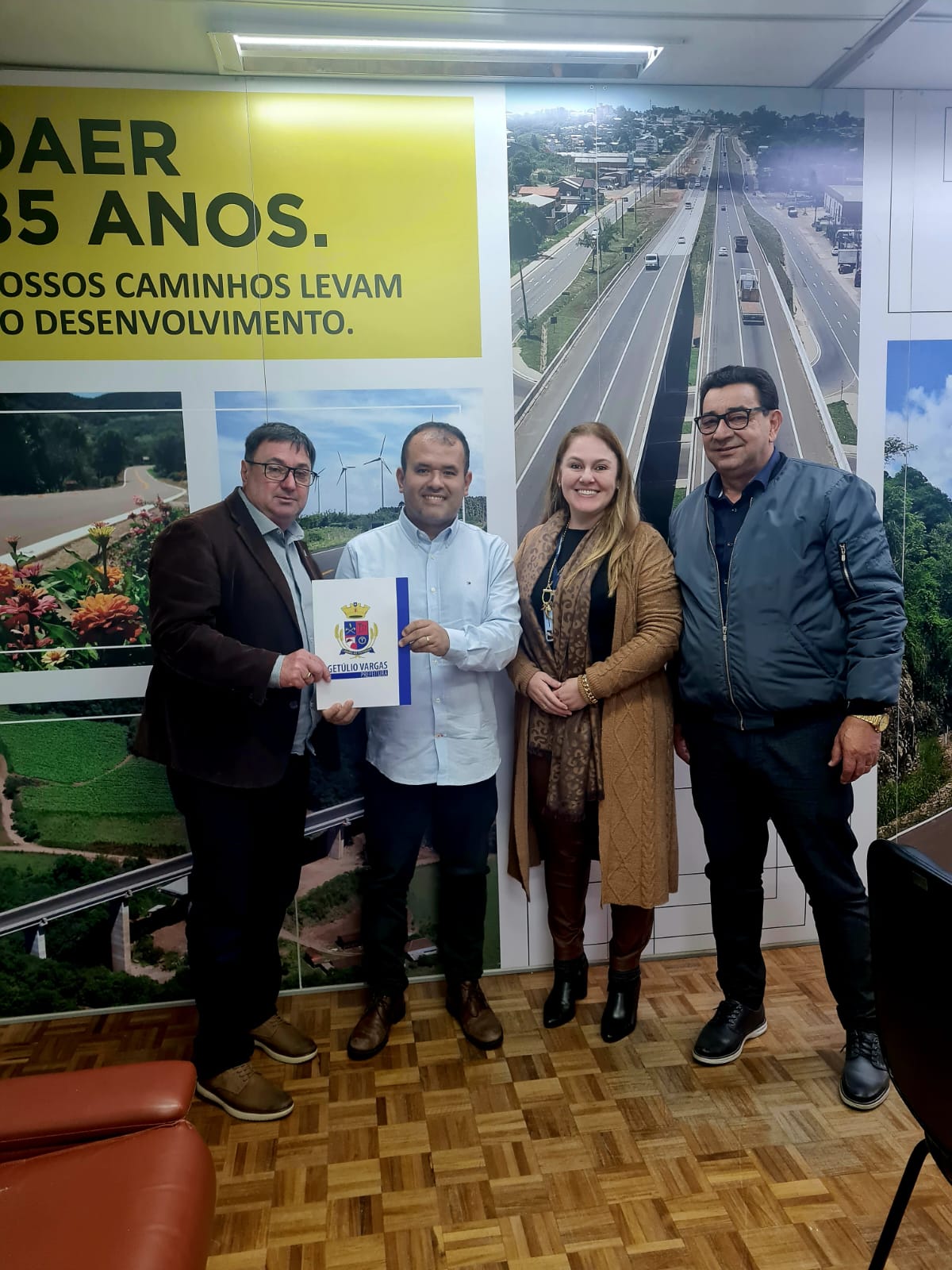 Entrega de reivindicação no DAER