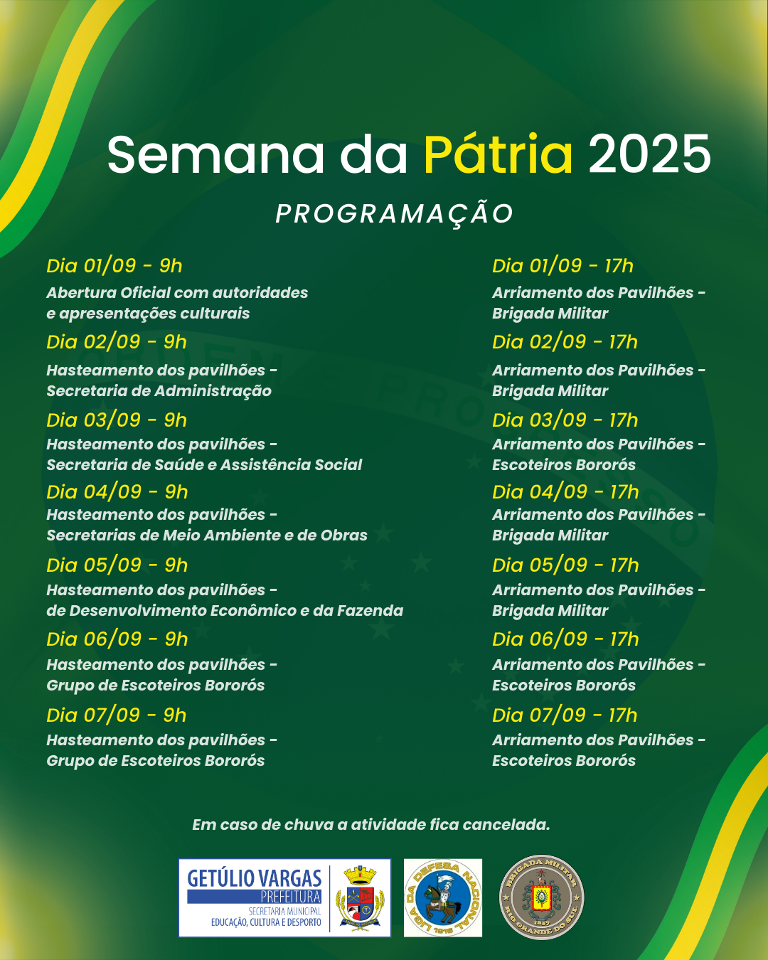 Semana da Pátria 2025