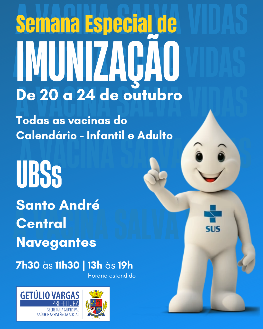 Semana especial de Imunização