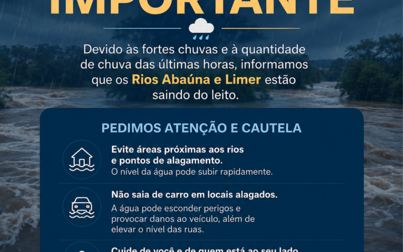 Aviso da Defesa Civil