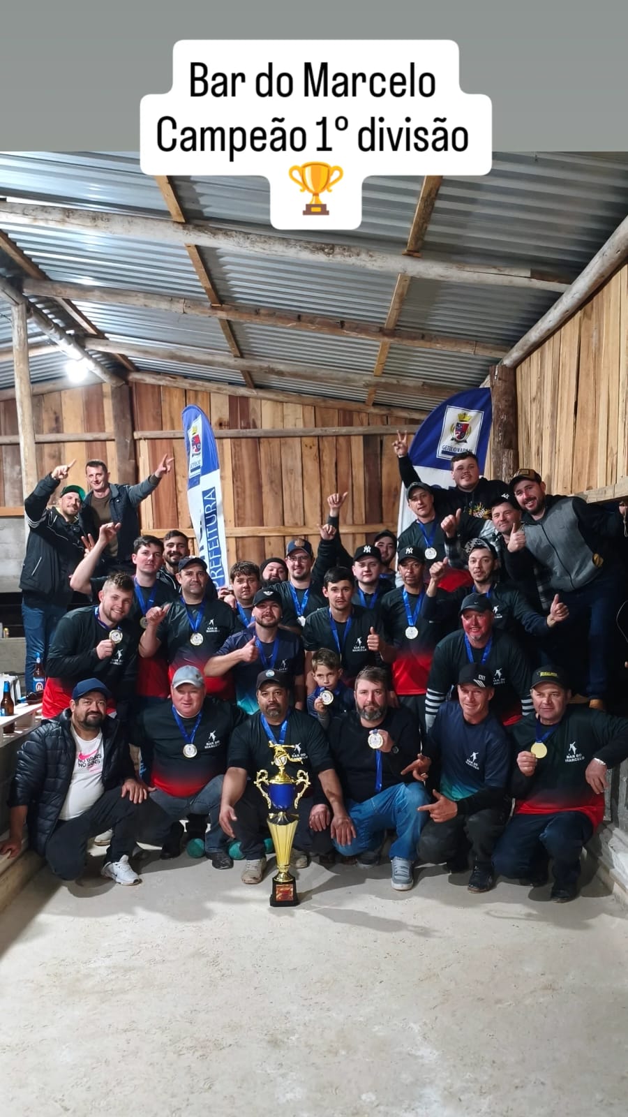 Campeonato Municipal de Bocha chega ao fim após quase cinco meses de disputas em Getúlio Vargas