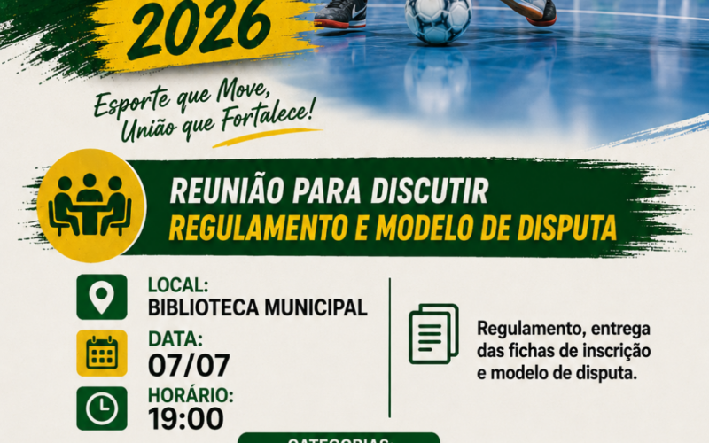 Campeonato Municipal de Futsal 2026