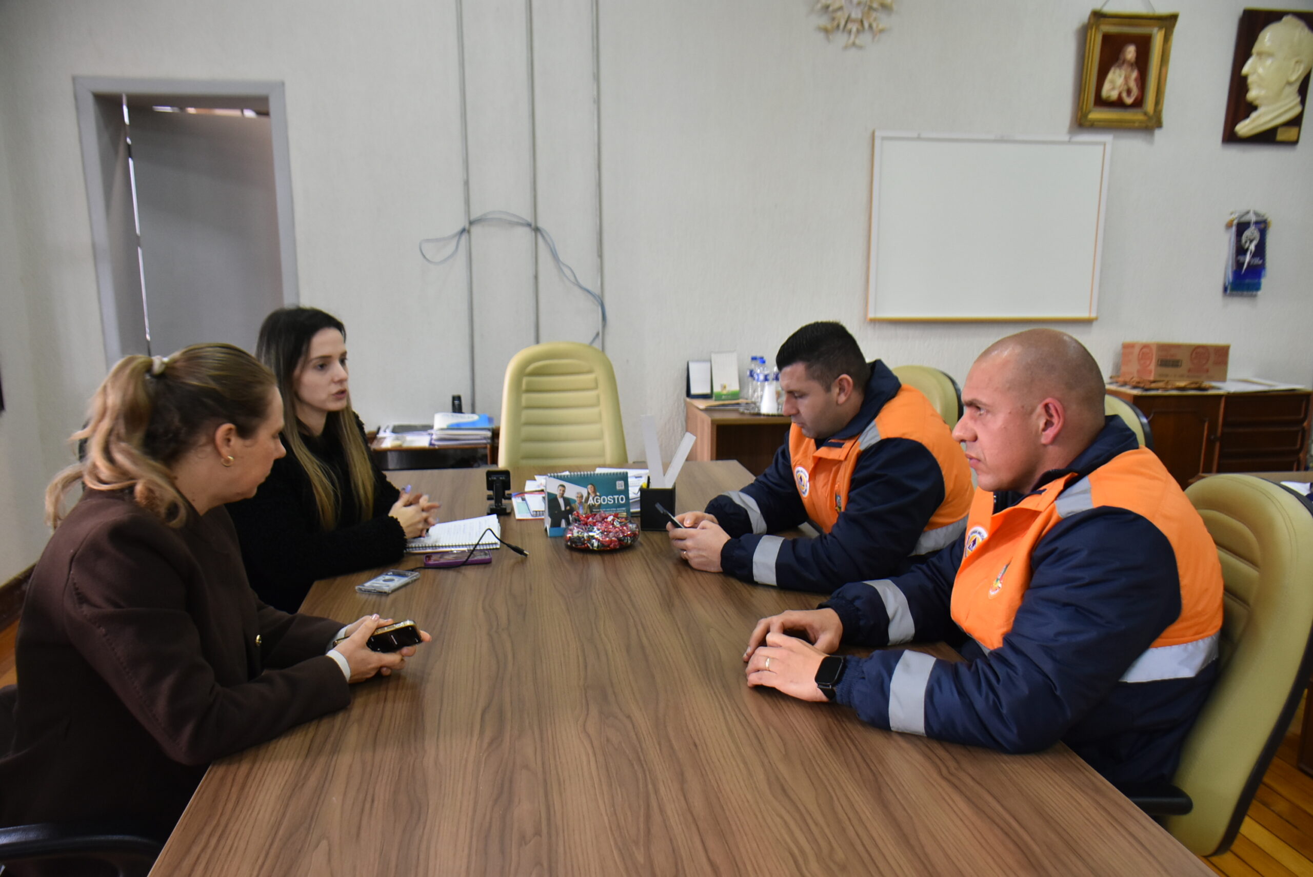 Defesa Civil Estadual realiza visita técnica a Getúlio Vargas e orienta ações preventivas após fortes chuvas