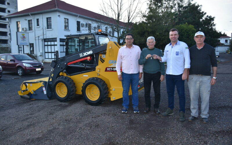Momento do recebimento do equipamento