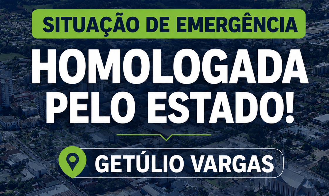 Situação de emergência homologada