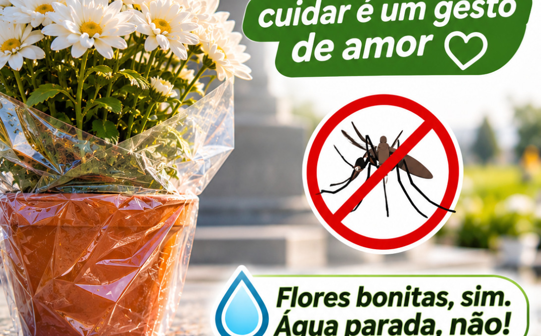 Cartaz Finados sem Aedes