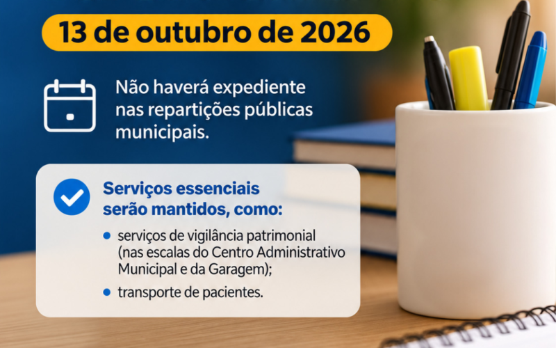 Ponto Facultativo em 13 de Outubro