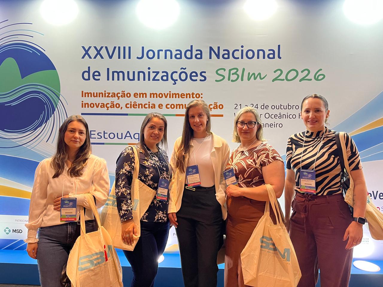 Profissionais da Saúde de Getúlio Vargas participam da Jornada Nacional de Imunizações no Rio de Janeiro